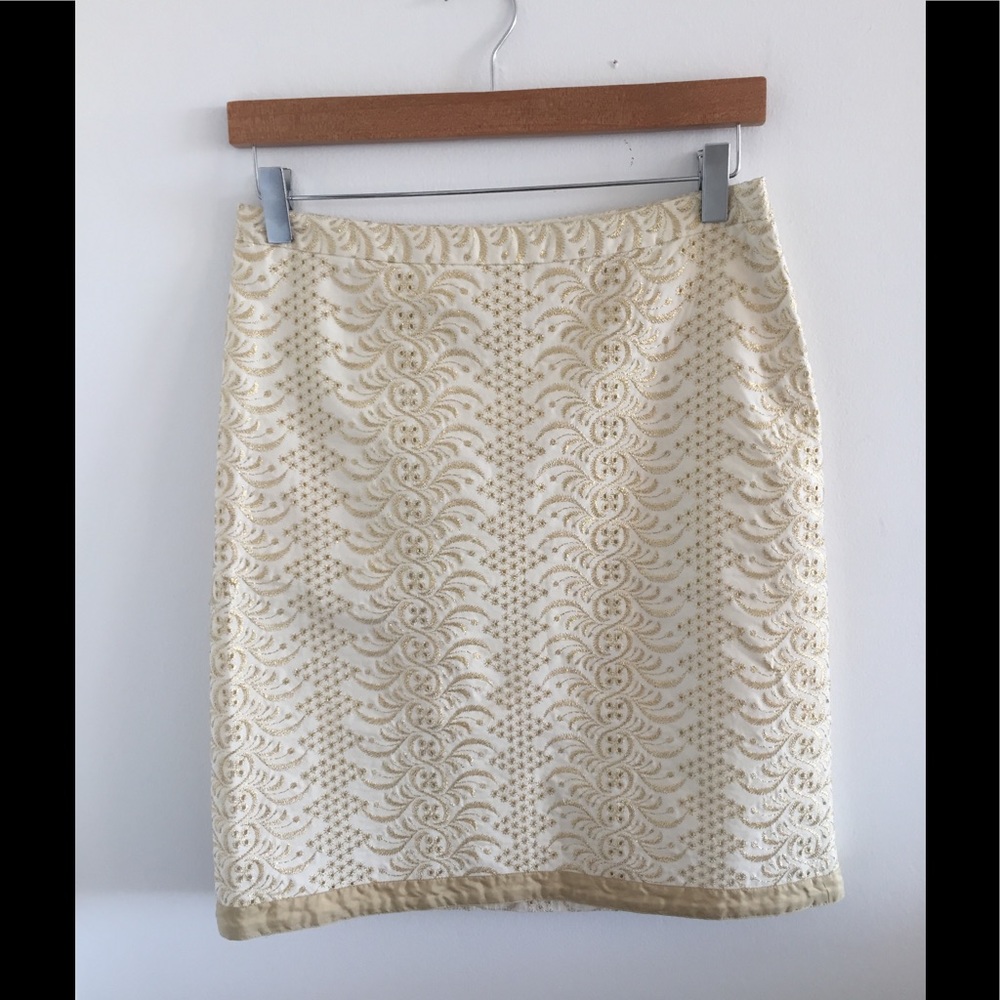 Banana Republic embroidered skirt | 2